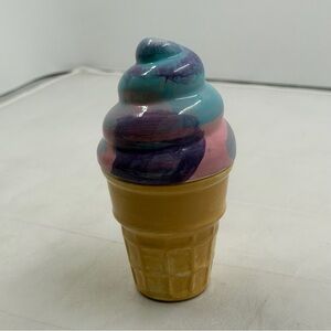 Ceramic Trinket Box Ice Cream Cone Soft Serve